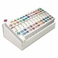 Smead Smead, A-Z COLOR-CODED END TAB FILING LABELS, A-Z, 1 X 1.25, WHITE, 26PK 67070